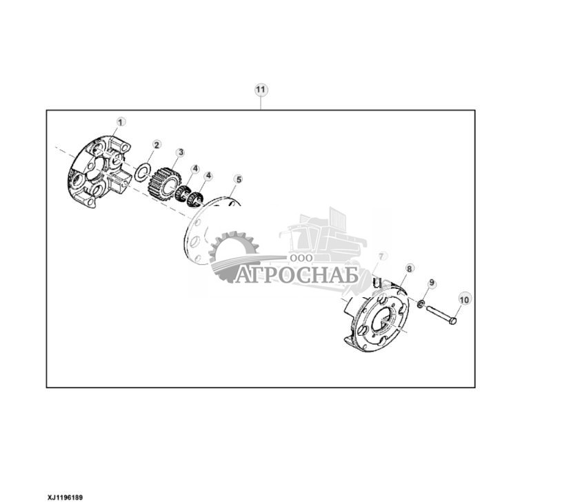 Planetary Gear Drive, Front Axle, LOK 175 ( - XXXXXX) - ST255713 304.jpg